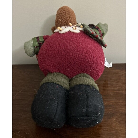 Christmas Moose Plush Holiday Inspirations Knit Scarf Snowflake Sweater Decor - Picture 6 of 12